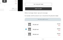 Charger l'image dans la galerie, Display Gifts & Upsells in Cart