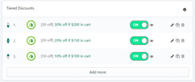 Charger l'image dans la galerie, Tiered discounts