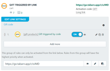 Load image into Gallery viewer, Gift with purchase using a link