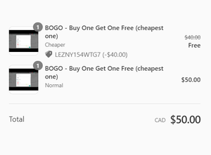 BOGO (Pairs, Mix & Match, Cheapest) & BUY X GET Y