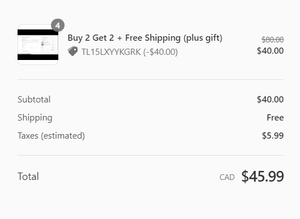 Buy 2 Get 2 + Free Shipping (plus gift)